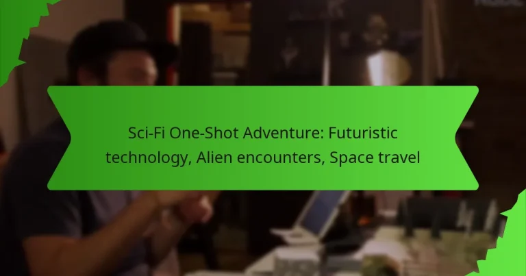 Sci-Fi One-Shot Adventure: Futuristic technology, Alien encounters, Space travel